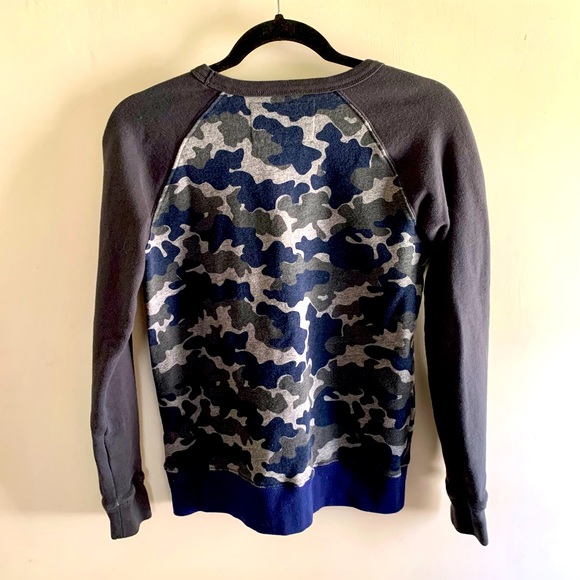 J Crew Boys Crewcuts Camo Sweatshirt - Picture 2 of 3